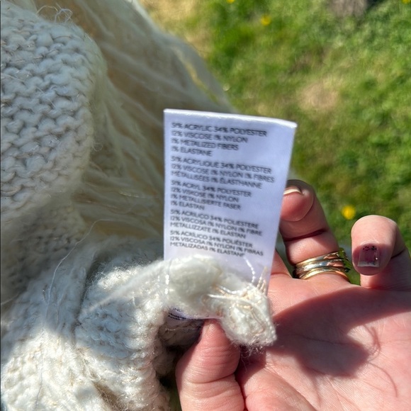Anthropologie Ivory Knit Sweater - Picture 9 of 9